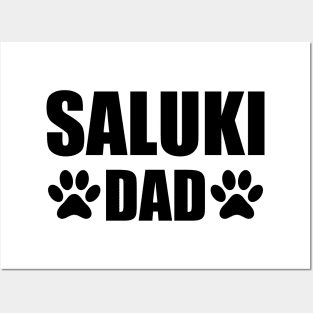 Saluki Dad - Saluki Dog Dad Posters and Art